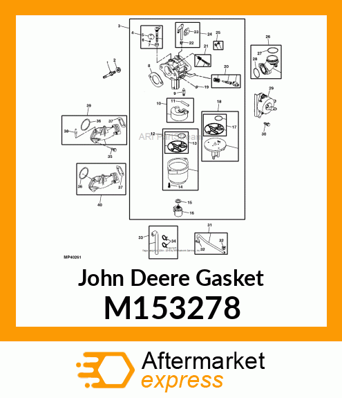 GASKET, FLOAT BOWL M153278