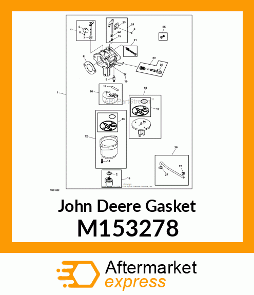 GASKET, FLOAT BOWL M153278