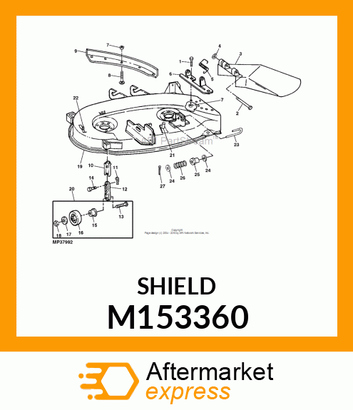 SECTION, LIP (M142577 PAINTED) M153360