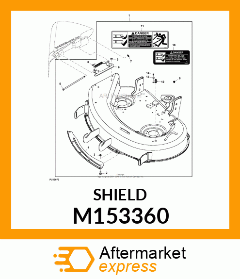 SECTION, LIP (M142577 PAINTED) M153360