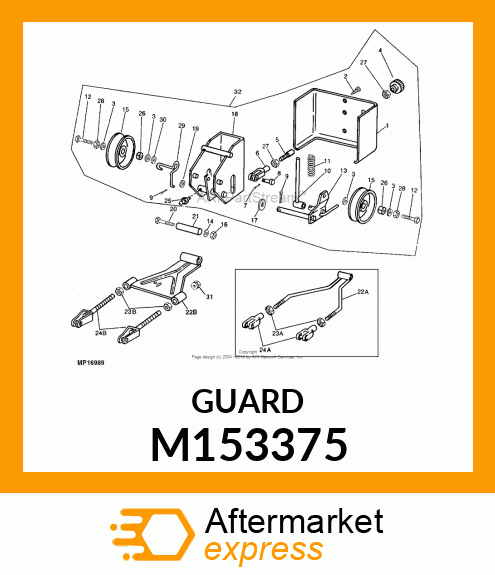 GUARD, GUARD, IDLER M42307 PAINT amp; M153375