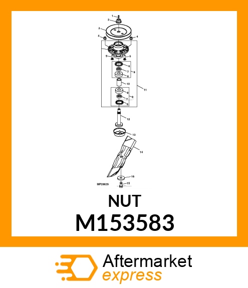 NUT M153583