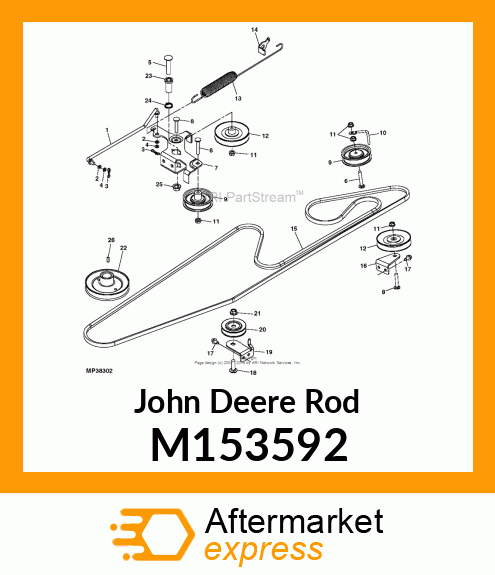 ROD, TRACTION DRIVE M153592