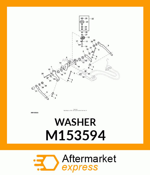 WASHER, SHIM 38.8X55X1.22 M153594