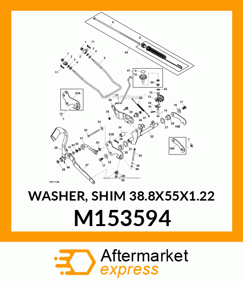 WASHER, SHIM 38.8X55X1.22 M153594