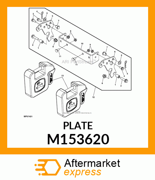 BRACKET, MOUNTING M153620