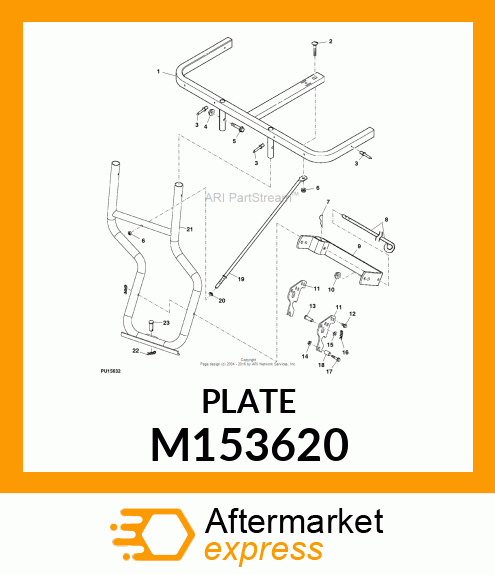 BRACKET, MOUNTING M153620