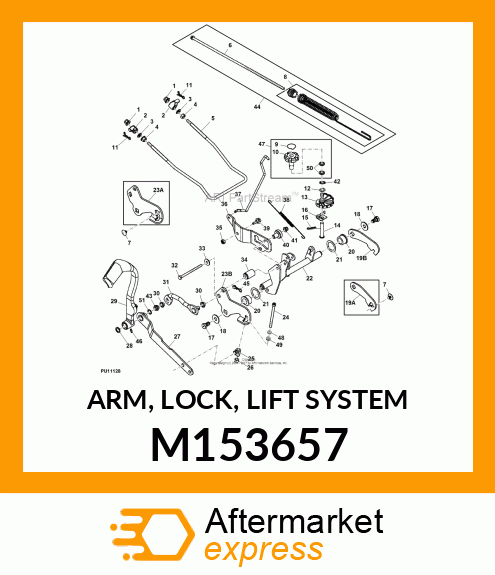 ARM, LOCK, LIFT SYSTEM M153657