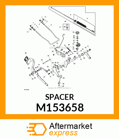 SPACER, LIFT LINK M153658