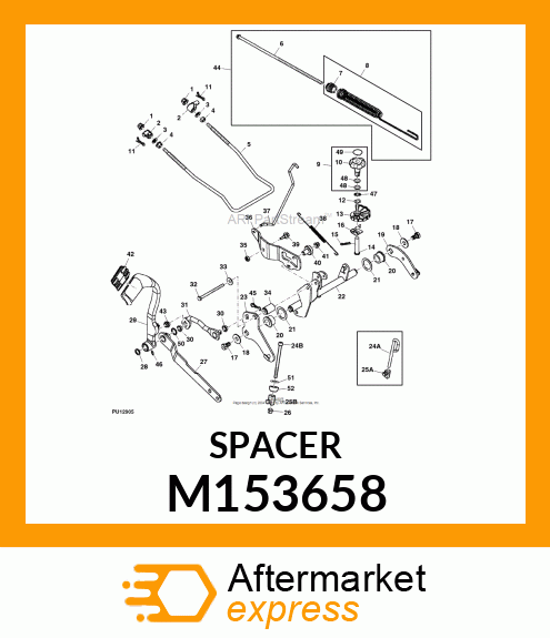 SPACER, LIFT LINK M153658