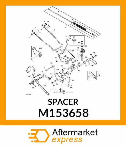 SPACER, LIFT LINK M153658