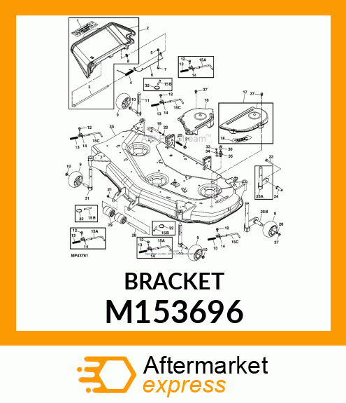 STEEL, BRACKET, GAGE PIN RETAINER M153696