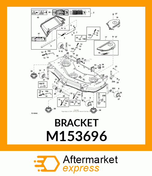 STEEL, BRACKET, GAGE PIN RETAINER M153696