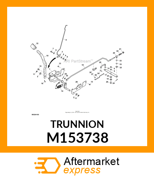 SWIVEL, ROD END M153738