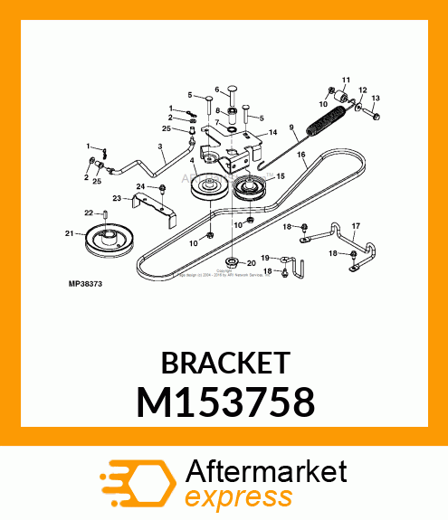 GUIDE, BELT M153758