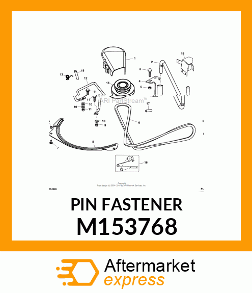 PIN, BENT M153768