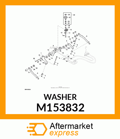 WASHER, 15.12X40.0X3.0 M153832