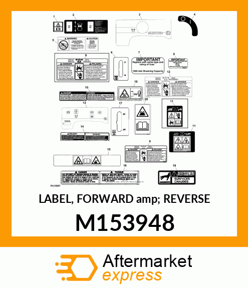 LABEL, FORWARD amp; REVERSE M153948