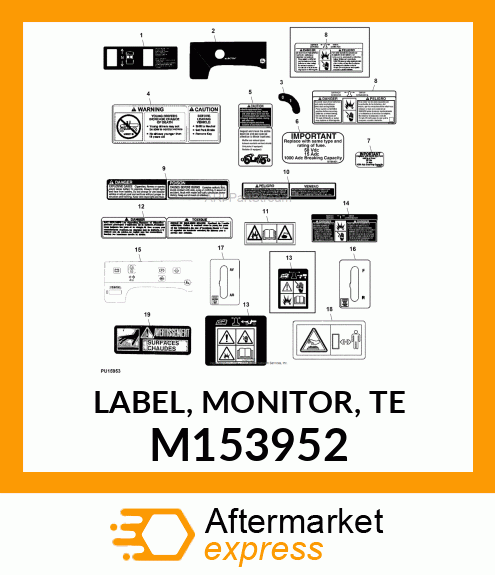 LABEL, MONITOR, TE M153952