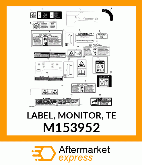 LABEL, MONITOR, TE M153952