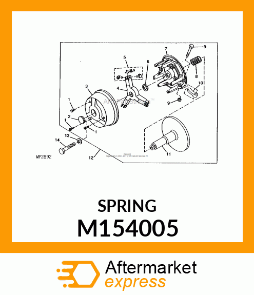 SPRING, CLUTCH M154005