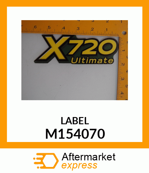 LABEL, X720 M154070