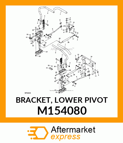 BRACKET, LOWER PIVOT M154080