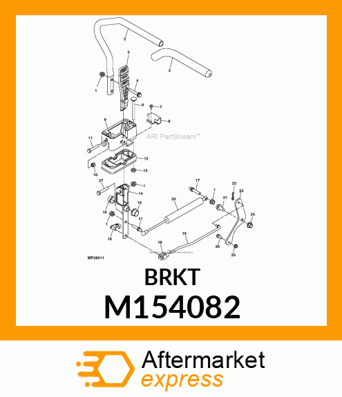 LINKAGE, ADJUSTABLE STEERING M154082