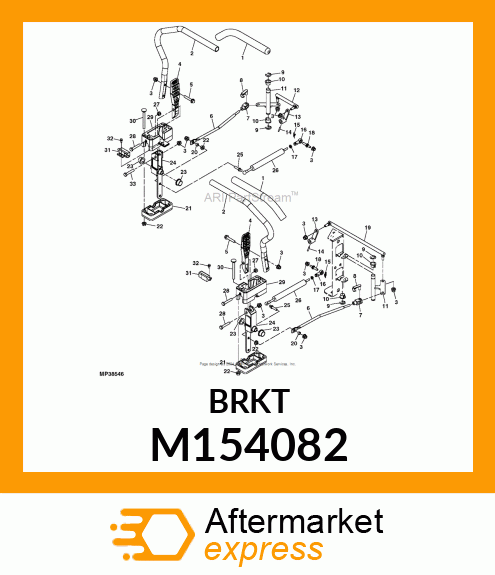 LINKAGE, ADJUSTABLE STEERING M154082