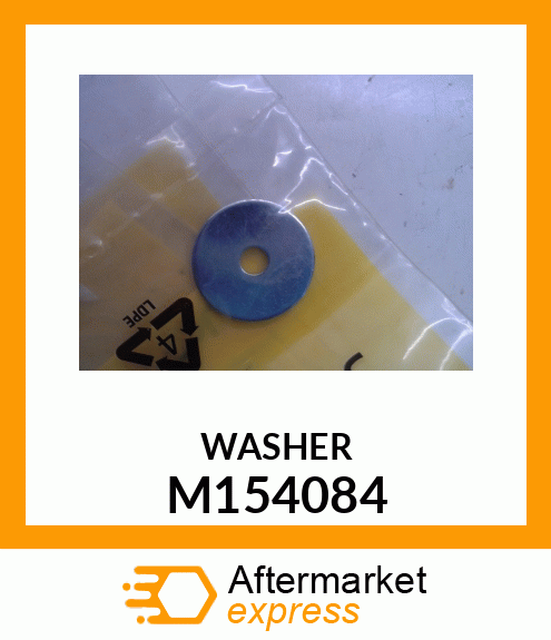 WASHER, .1875X.875X.065 ZN M154084