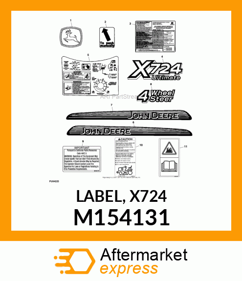 LABEL, X724 M154131