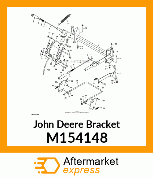 BRACKET M154148