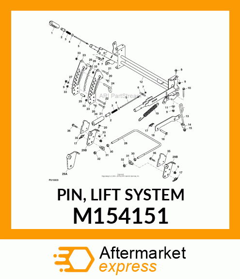 PIN, LIFT SYSTEM M154151