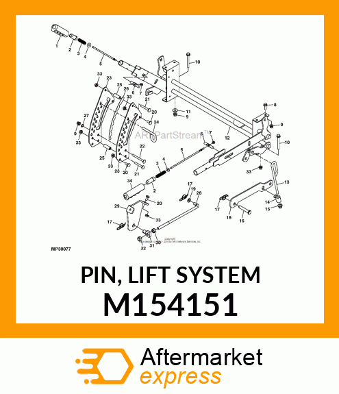 PIN, LIFT SYSTEM M154151