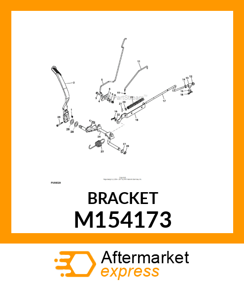 STRAP, BRAKE M154173