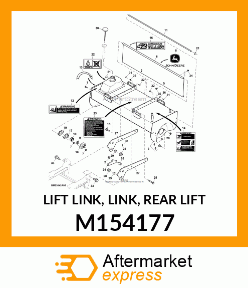 LIFT LINK, LINK, REAR LIFT M154177