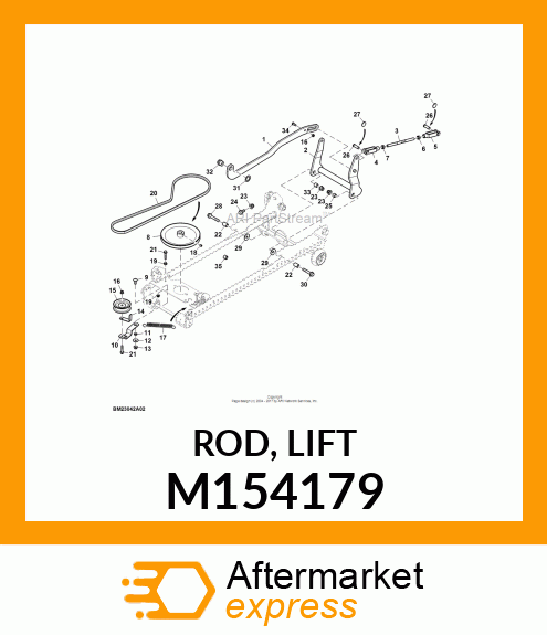 ROD, LIFT M154179