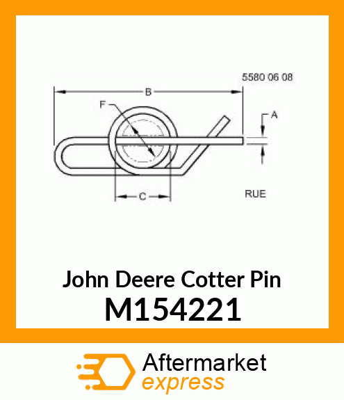 COTTER PIN, PIN, COTTER, SELF M154221