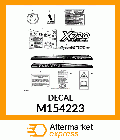 LABEL, SIDE STRIPE X M154223