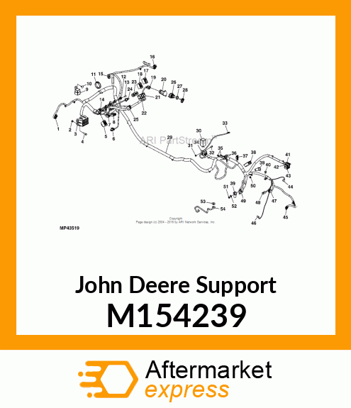 SUPPORT, HARNESS M154239