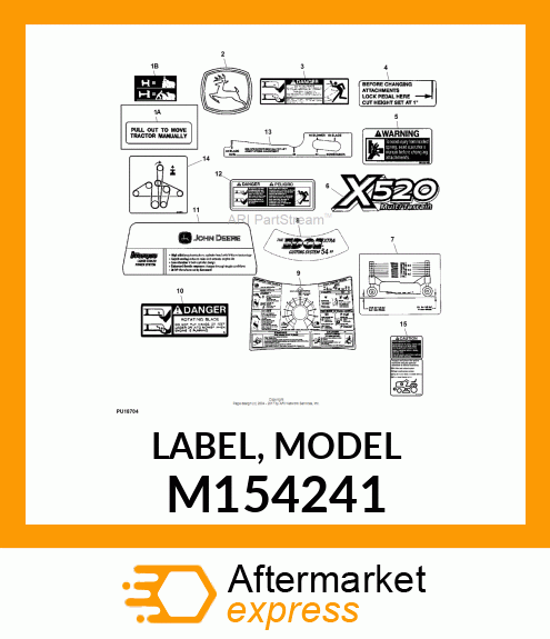 LABEL, MODEL M154241