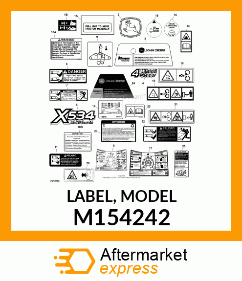 LABEL, MODEL M154242