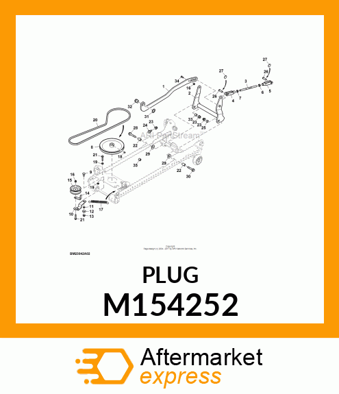 BUSHING, HYDRAULIC LIFT M154252