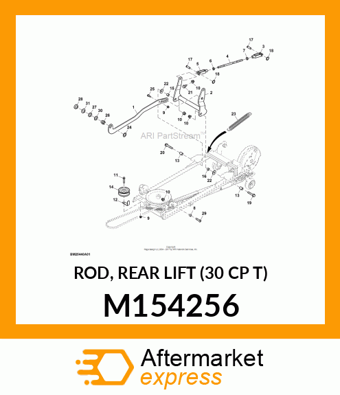 ROD, REAR LIFT (30 CP T) M154256