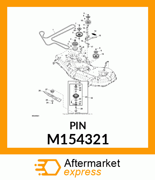 GUIDE, BELT M154321