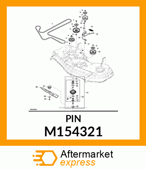 GUIDE, BELT M154321