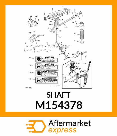 PANEL, HEATER GLOVE BOX OPENING M154378