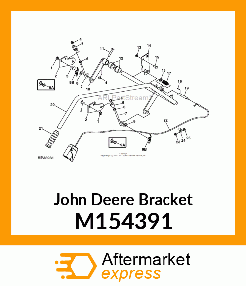 BRACKET, BRACKET, MOUNTING, FRONT, M154391