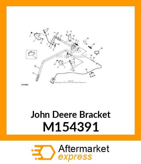 BRACKET, BRACKET, MOUNTING, FRONT, M154391