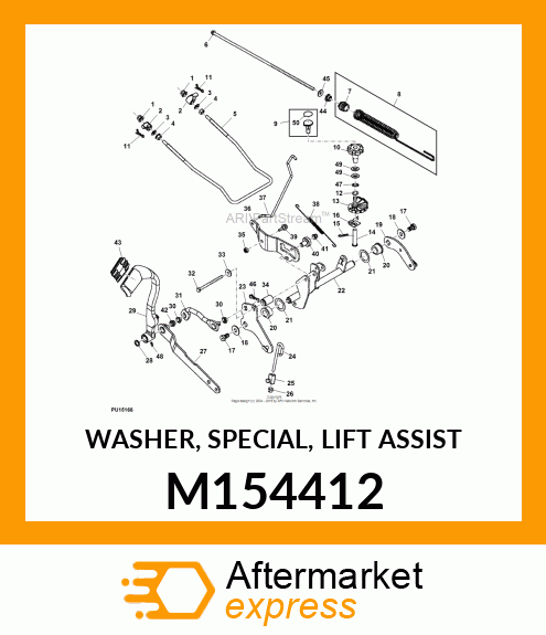 WASHER, SPECIAL, LIFT ASSIST M154412